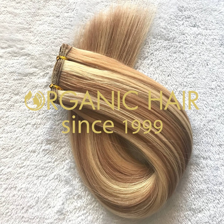 High quality piano color hand tied weft on sale I15
